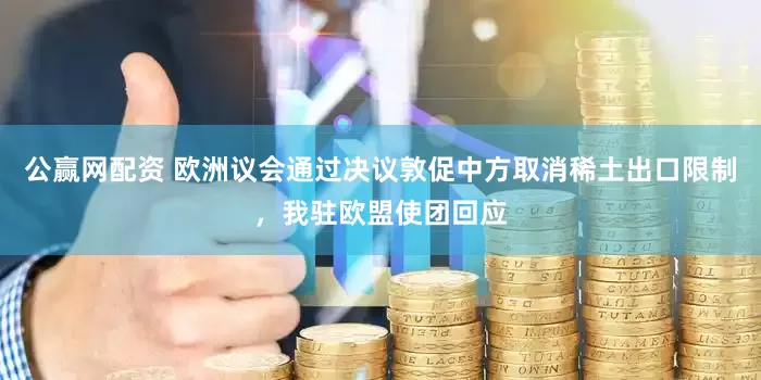 公赢网配资 欧洲议会通过决议敦促中方取消稀土出口限制，我驻欧盟使团回应