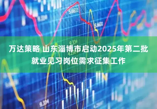 万达策略 山东淄博市启动2025年第二批就业见习岗位需求征集工作